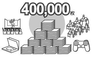 400,000枚以上を制作してきました(2025年1月現在)